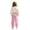 Pink-1, variant on WhouRiu Girls Casual Sweatpants Letter Graphic Elastic Waist Joggers Pants Kids Comfortable Everyday Trousers With Pockets,13-14 Years