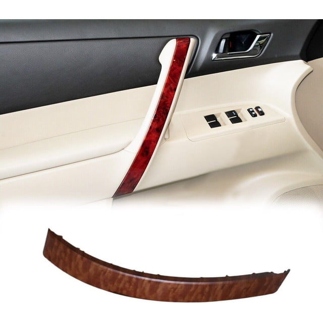 Front Rear Armrest Door Handle Cover Trim Replace for Toyota Highlander 2008 2009 2010 2011 2012 2013 (Front right)
