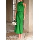 thumbnail image 2 of Vestido PRETTYGARDEN 2025 de satén sin mangas con cuello simulado verde grande, 2 of 8