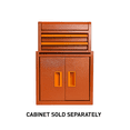 thumbnail image 5 of Hyper Tough Limited Edition 10-inch 2-Drawer Steel Mini Tool Box Organizer, Dark Orange Diamond Glitter, 5 of 9