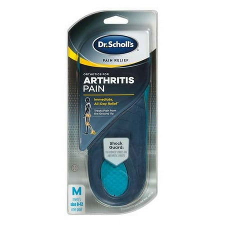 Dr. Scholls Pain Relief Orthotics For Arthritis Pain For Men, Size 8-12, 1 Pair