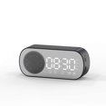thumbnail image 1 of Multifunctional Smart FM radio Bluetooth speaker alarm clock mirror clock (black), 1 of 5