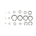 thumbnail image 4 of 300 Piece C-Clips External Snap Ring Black Washer Hardware Cir Clip Retaining Ring Set For Industrial Fasteners 18 Sizes, 4 of 8