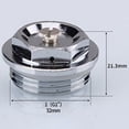 thumbnail image 2 of Greenne G1/2,G3/4,G1\"Air Bleeder & Blank Cap Manual Radiator Air Vent Bleed Plug Valve, 2 of 9