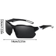 thumbnail image 3 of HEVRJEWJD Cycling Sports Glasses For Running Driving Outdoor Sun Shield High-Performance Eyewear For All Ages And Versatile Frame Design D One Size, 3 of 9