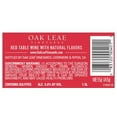 Oak Leaf Vineyards Red Blend Wine, 1.5 L Glass, ABV 9.00