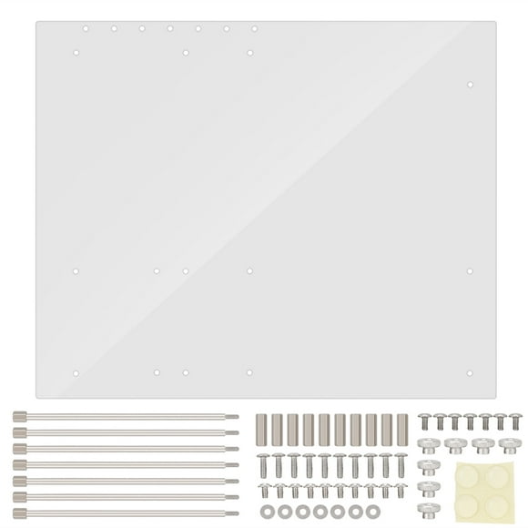 Ccdes Open Frame Transparent Acrylic Overlock Computer Case DIY Base Stand For ATX Mothboard, DIY Base