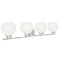 thumbnail image 3 of Aspen Creative 62201, 4-Light Bathroom Vanity, 31-1/2" Wide, Transitional Design, Brushed Nickel, 3 of 6