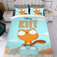 thumbnail image 4 of Kiff Conjunto de sábanas temático, trío de piezas, cómodo y amigable con la piel, diseño único, regalo de decoración para el hogar para familiares, amigos y fans,140cm *210cm, 4 of 6