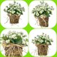 thumbnail image 5 of Lujosa Corona de Hortensias para Puerta - Coronas de Seda Artificial para, Beige MNFD, 5 of 6