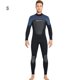 thumbnail image 4 of Eigraketly Trajes de buceo traje de neopreno térmico de una pieza de manga larga cálido traje de baño de Surf impermeable ropa de surf profesional Deportes acuáticos Hombre Azul Oscuro S Eigraketly OD020685-13, 4 of 6