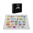 thumbnail image 3 of Ambesonne Letters Jigsaw Puzzle Durable Cardboard, Alphabet Set Colorful, 1000 pcs, Multicolor, 3 of 5