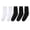 Black 6, variant on Kaondbfi Socks for Women 10PCS Fashion Cotton Socks Autumn and Winter Sweat Absorbent Breathable Warm Ladies Solid Color Pile Socks Short Socks