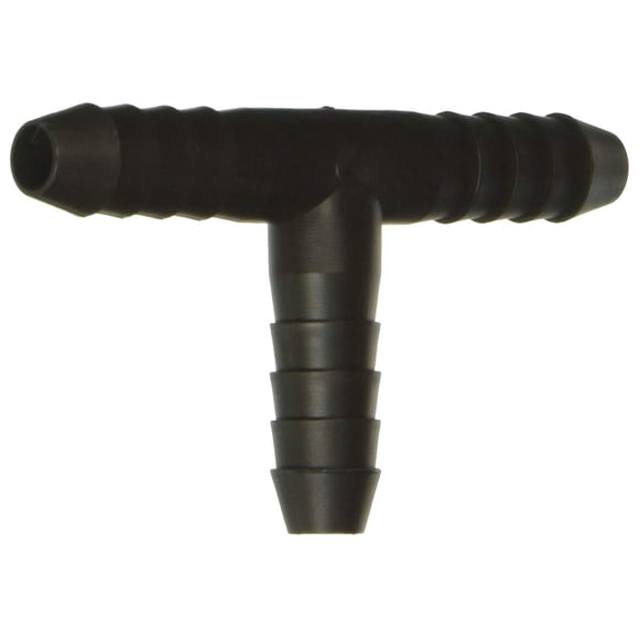 Adaptador de manguera Tee Greenleaf de polipropileno con púas de 3/8 pulgadas