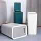 thumbnail image 2 of Juego de 3 Botes de Basura para Baño con Tapa,Botes de Basura de Plástico,Bote de Basura Cocina,Cubo de Basura Impermeable, Contenedor de Basura pequeño de 10 Litros,para Baño,Cocina, Oficina,, 2 of 7
