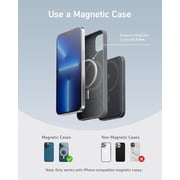 Anker 621 Magnetic Portable Charger (MagGo), 5,000mAh Wireless Power Bank with USB-C Cable, Magsafe-Compatible Battery Pack for iPhone 16/15/14/13/12 Series