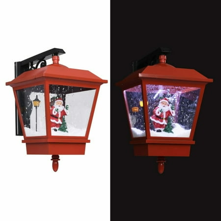 

moobody Christmas Wall Lamp with LED Lights and Santa Red 15.7 x10.6 x17.7