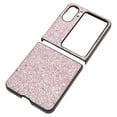 thumbnail image 4 of Funda plegable para teléfono, funda protectora ABS brillante para teléfono, funda anticaída para Find N2 Flip rosa, 4 of 10