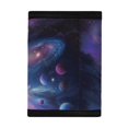 thumbnail image 3 of Chririnla Stretch Polyester Children's Wallet with Compact Foldable Kids Trifold Wallet for Sports, Galaxy Planet Pattern Toddler Wallet, 3 of 7