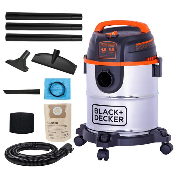 Aspiradora Shop BLACK+DECKER BDXV18143 para uso húmedo y seco, 18,9 L, 4 HP, 3 en 1