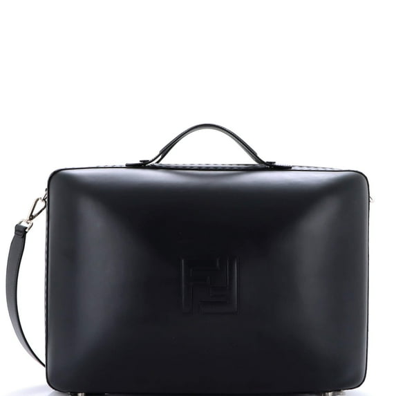 Pre-Owned FF Zip Around Travel Bag Leather Large By Rebag