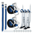 thumbnail image 2 of 4PCS Drywall Stilts Straps, Leg Band Straps Drywall Foot Band Straps Kit Nylon Leg Fixation Strap Replacement Part Blue, 2 of 7