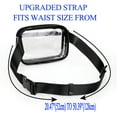 thumbnail image 6 of UTO Fanny Packs for Women Waterproof Waist Bag Fashion Small Crossbody Belt Bag with Zipper Pocket for Travel(Clear), 6 of 9
