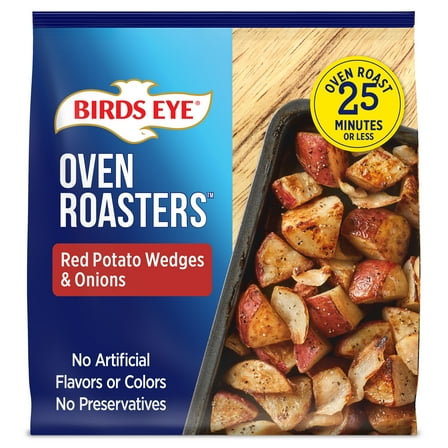 Birds Eye Oven Roasters Seasoned Red Potato Wedges & Onions, Frozen Vegetables, 15 oz. Bag