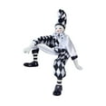 thumbnail image 2 of Figura de muñeco de de , cara pintada, figura divertida, adorno de muñeca, modelo de , muñeco de Arlequín para regalo, recuerdo, 2 of 8