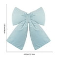 thumbnail image 3 of Christmas Velvet Bows – Tree Decorations with Zip Ties, Gift Wrap Accent for Christmas Trees, Garlands, Gifts, Doors & DIY Crafts, 3 of 5