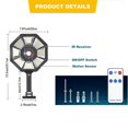 thumbnail image 2 of SDOTXA 168 LED Solar Street Light with Remote Control, 2 of 11