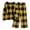Yellow, variant on 2 Piece Women's Plaid Plush Fleece Pajama Sets Winter Warm Crewneck Long Sleeve Tops Wide Leg Pants Soft Loungewear S-XXL