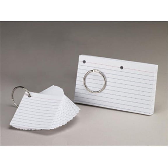 Esselte Corporation Ess63506 Oxford Justflip-It Punched & Perfed Study Cards