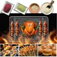thumbnail image 2 of HILELIFE Cooling Rack, Oven Safe, 15 x 10 inches Baking Rack for Oven Cooking, 2 Pack Stainless Steel Wire Rack for Baking, 2 of 8
