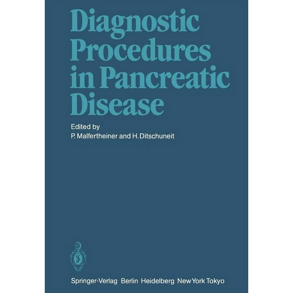 Diagnostic Procedures in Pancreatic Disease, (Paperback)