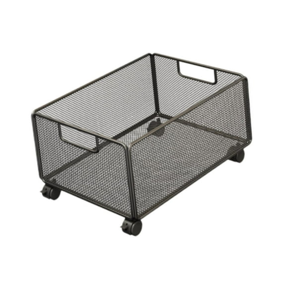 veasfak Rolling File Cart Multipurpose Mobile Bookshelf for Dormitory Pantry Kitchen M Widen
