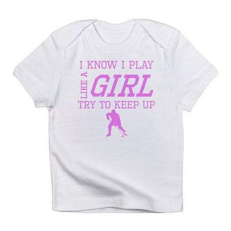 

CafePress - Hockey Like A Girl Infant T Shirt - Infant T-Shirt