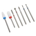 thumbnail image 2 of Juego de brocas para uñas, 7 piezas Brocas para uñas Brocas para limas de uñas eléctricas Brocas para uñas para manicura y pedicura Características mejoradas, 2 of 8