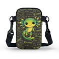 thumbnail image 2 of HELLHERO Women Shoulder Bag for Adults Outdoor Travel Messenger Bag with Zipper Closed, Science-Themed Axolotl Crossbody, 2 of 7