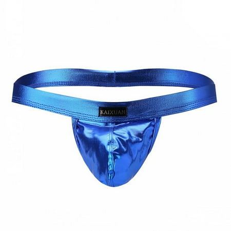 

Qcmgmg Men s Sexy Gold Bright Color Thong Athletic Supporter Pouch Underwear XL