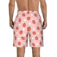 thumbnail image 3 of Kdxio Strawberry Pattern Mens Casual Shorts - Drawstring Summer Beach Sports Shorts for Men, 3 of 9