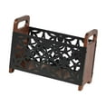 thumbnail image 4 of Tnarru Wood Magazine Rack Farmhouse Rustic Mail Organizer for Mails Books Envelopes Flower, 4 of 8