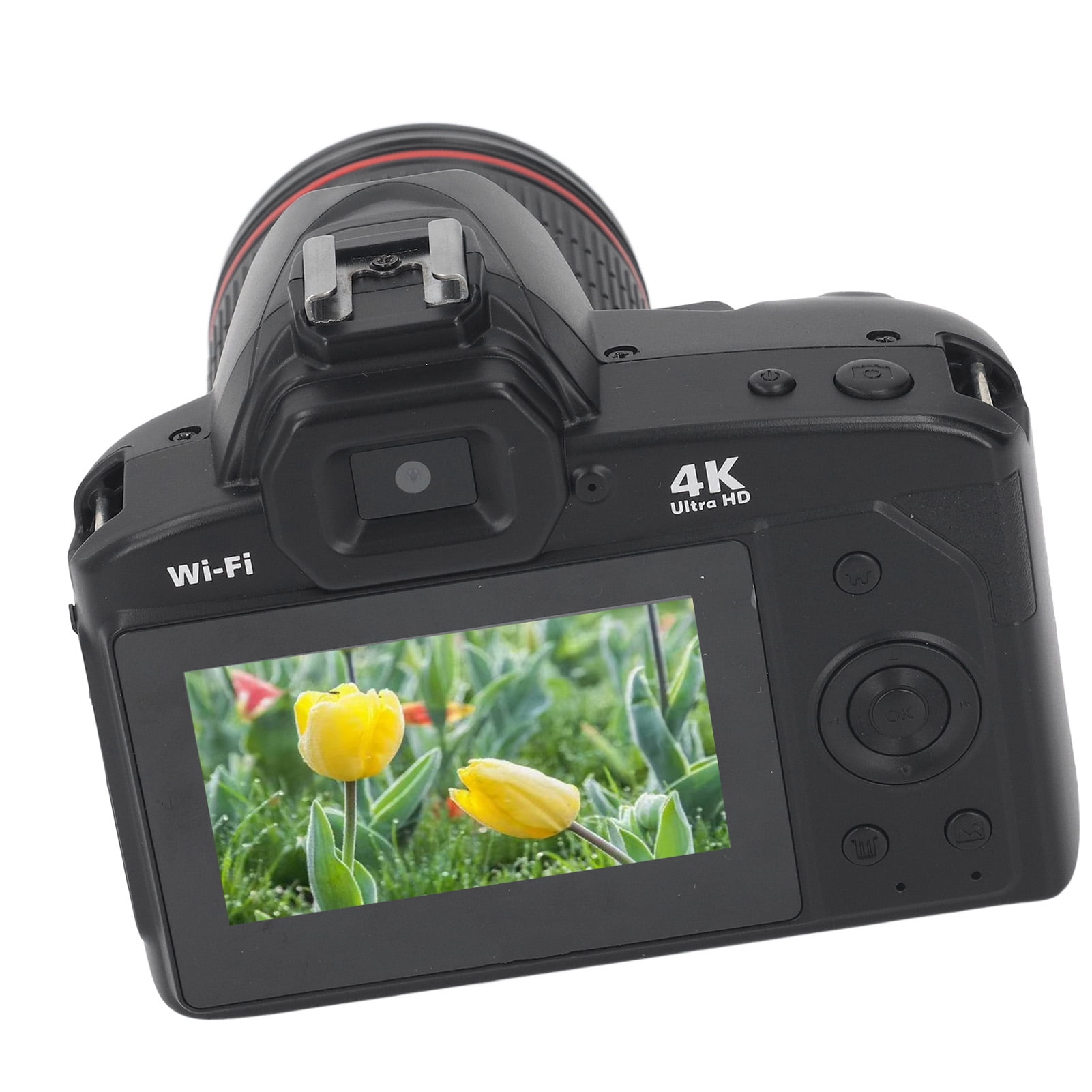 4k Digital Camera Digital Video Camera Digital Camera For Photography Digital Camera 3 Inch IPS Screen 4K 64MP 16x Digital Zoom Night Wireless Dual Cameras Camcorder With Memory