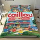 thumbnail image 1 of Caillou Conjunto de sábanas temático, trío de piezas, cómodo y amigable con la piel, diseño único, regalo de decoración para el hogar para familiares, amigos y fans,135cm *200cm, 1 of 6