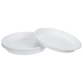 thumbnail image 1 of Unique Bargains Plant Saucers 13 Inch, 6 Pack Round Plastic Flower Pot Plant Tray, White, 1 of 5