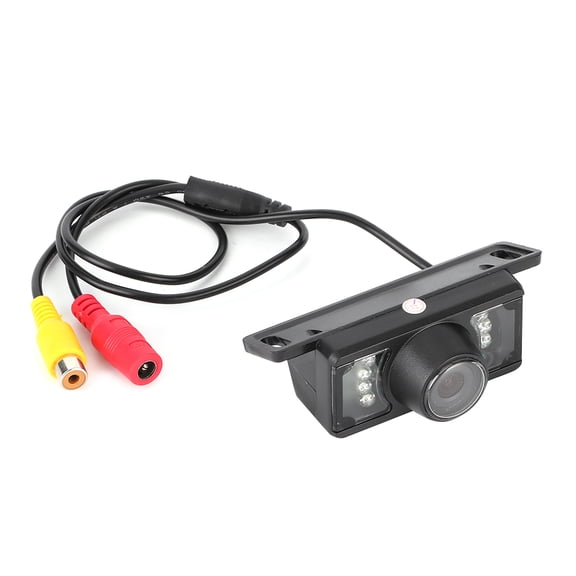 Car View Rear Camera 7LED Night Vision CCD Waterproof Short Plate Reversing Parking Monitor Universal