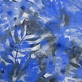 thumbnail image 1 of oneOone Cotton Poplin Medium Blue Fabric Tropical Abstract Sewing Material Print Fabric By The Yard 56 Inch Wide, 1 of 4