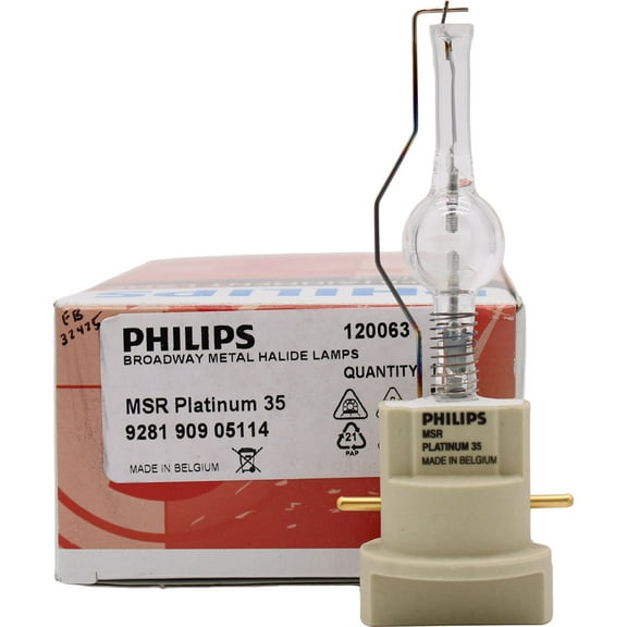 Philips MSR Platinum™ 35 9281-909-05114 800 Watts Studio/Theatre/TV Lamp - 1 Unit Per Pack