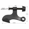 thumbnail image 2 of 5 Pack Heavy Duty Hinge Pin Door Stop, Metal Made Black Finish from Rok Hardware, 2 of 6