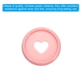 thumbnail image 4 of Unique Bargains Plastic Book Binding Discs, Heart Binder Rings, Pink, 22 Count, 4 of 6